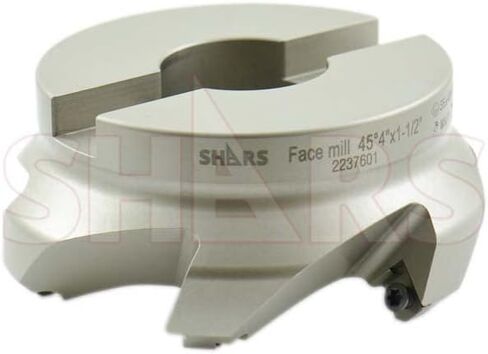 CNC 4" 45° Indexable Face Mill SEHT 43 Insert 6FL with Certificate 404-2248W P[ in Saudi Arabia