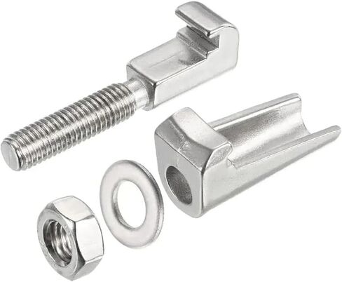 M8 M10 M12 ISO Double Claw Clamp 304 تركيب الفولاذ المقاوم للصدأ (M12) in Saudi Arabia