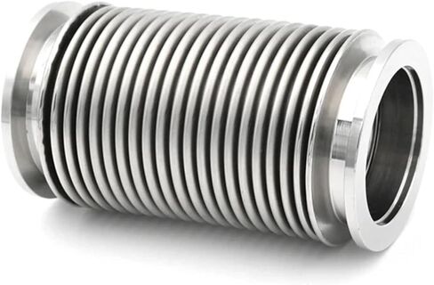 1pc KF16 KF25 KF40 KF50 BELLOWS VANCUM VACUUM مرنة مرنة 100-1000mm طول 304 الكشف عن تسرب الهيليوم الفولاذ المقاوم للصدأ (KF50،200 مم) in Saudi Arabia