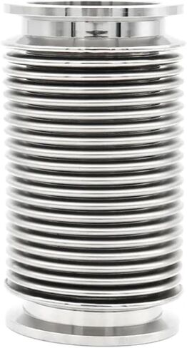 1pc KF16 KF25 KF40 KF50 BELLOWS VANCUM VACUUM مرنة مرنة 100-1000mm طول 304 الكشف عن تسرب الهيليوم الفولاذ المقاوم للصدأ (KF50،200 مم) in Saudi Arabia