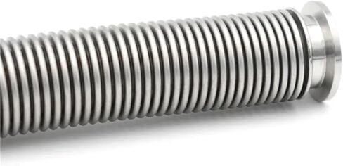 1pc KF16 KF25 KF40 KF50 BELLOWS VANCUM VACUUM مرنة مرنة 100-1000mm طول 304 الكشف عن تسرب الهيليوم الفولاذ المقاوم للصدأ (KF50،200 مم) in Saudi Arabia
