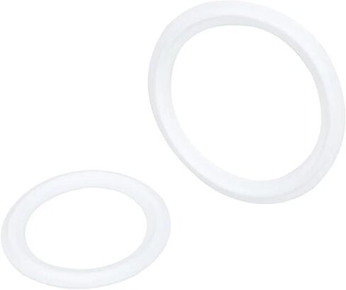 1PC TRI Clamp PTFE SEAL PTFE SEAL 1/2 "-6" Clamp Rubber Ring 2Packs 5Packs (K77.5x63.5mm ، 2 packs) in Saudi Arabia