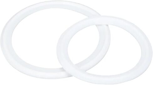 1PC TRI Clamp PTFE SEAL PTFE SEAL 1/2 "-6" Clamp Rubber Ring 2Packs 5Packs (K77.5x63.5mm ، 2 packs) in Saudi Arabia