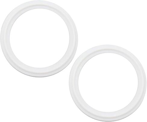 1PC TRI Clamp PTFE SEAL PTFE SEAL 1/2 "-6" Clamp Rubber Ring 2Packs 5Packs (K77.5x63.5mm ، 2 packs) in Saudi Arabia