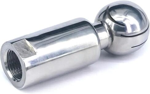 1/2" BSPT Female Thread 304 Stainless Steel Fitting Rotary Spray Ball Tank Cleaning Homebrew in Saudi Arabia