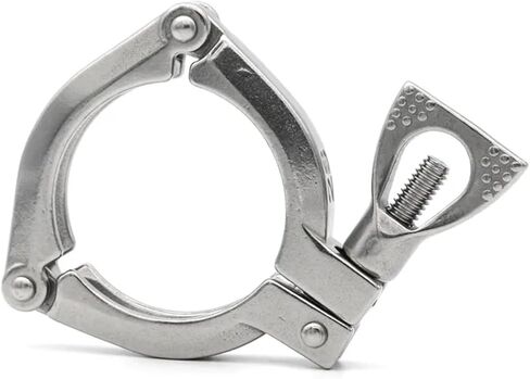 1PC Three Pieces Model Tri Clamp 1.5/2/3/3.5/4" SS304 Stainless Steel Clover Fitting TC50.5/64/77.5/91/106/119mm Homebrew(4Inch x K119) in Saudi Arabia
