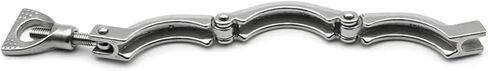1PC Three Pieces Model Tri Clamp 1.5/2/3/3.5/4" SS304 Stainless Steel Clover Fitting TC50.5/64/77.5/91/106/119mm Homebrew(4Inch x K119) in Saudi Arabia