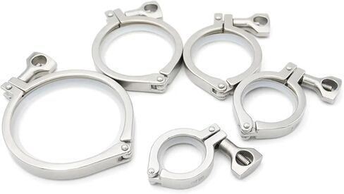 1.5 "2" 2.5 "3" 4 "Tri Clamp Clover 304 المقاوم للصدأ من الفولاذ المقاوم للصدأ ، 25.4/50.5/64/77.5/106/119mm ferrule homebrew (10 pcs ، 4inch x K119) in Saudi Arabia