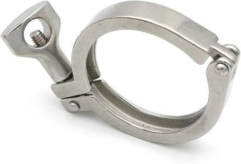 1Pc Thick Type 1.5" 2" 2.5" 3" 4" Heavy Duty Clamp SS304 Stainless Steel with Silicone Gasket Tri Clover Pipe Fitting Homebrew(50.5mm) in Saudi Arabia