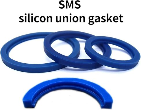 SAP 5 pac Silicon Sealing Strip Gasket Ring Washer For Homebrew Fit OD19MM-102MM SMS step flexible joint gasket blue silicone(51mm 38.5g) in Saudi Arabia