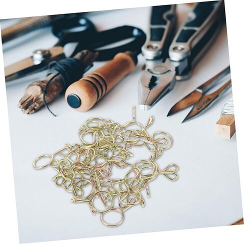 Homoyoyo 100pcs Spring Hose Clamps Plated Fuel Line Fasteners for Optimal Hose Performance and Secure Connections Various Applications in Saudi Arabia
