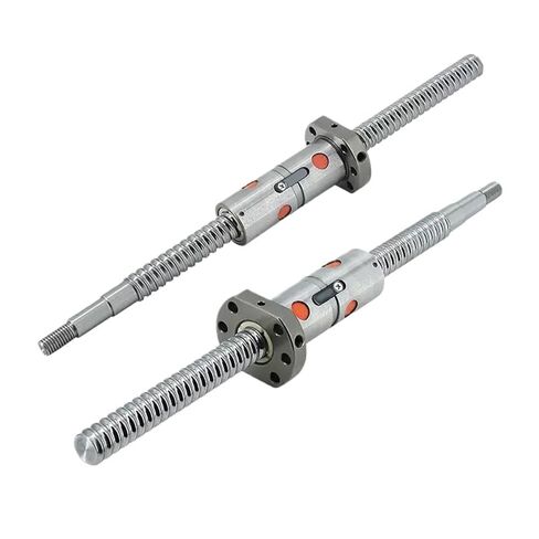 Linear Motion Ball Screw Precision Part 1pcs Ball Screw DFU1605 150-1000mm+Double Nut Ball Nut+End Machined Router(950MM) in Kuwait