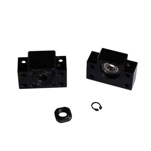 Linear Motion Ball Screw Precision Part C7 Rolled Ball Screw 300-1000mm + SFU2010 Ball Nut Housing BK15 BF15 Support Coupler(1000mm) in Kuwait