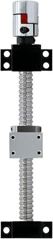 Linear Motion Ball Screw Precision Part 25mm SFU2505 Ball Screw Set Kit with Single Nut + BKBF20 Support + DSG25H Nut Housing + D40L66 Coupling(800mm) in Saudi Arabia