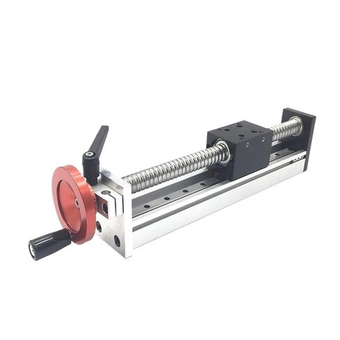 Linear Motion Ball Screw Precision Part Manual Sliding Table 50~1000mm Effective Stroke Ball Screw SFU1204 Single Line Rail Guide MGW12C Slider(900MM Stroke) in Kuwait
