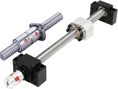 Linear Motion Ball Screw Precision Part Ball Screw Set : 32MM Ball Screw SFU3205 End Machined + SFU3205 Ball Nut + BK25 BF25 End Support+ Coupler 17x14mm(815mm) in Saudi Arabia