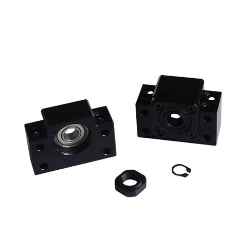 Linear Motion Ball Screw Precision Part Ball Screw End Machining SFU2010 Nut Housing+ BK15 BF15 Fixed Support Block Jaw Coupling(595mm) in Kuwait