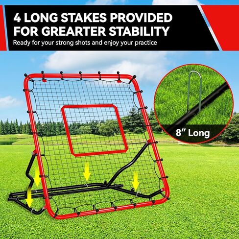 48 × 52 بوصة البيسبول إعادة صياغة مكافحة UV 3 زوايا قابلة للتعديل ، مدرب ميدان ، الكرة الطائرة لكرة القدم لكرة القدم للرجبي ترتد الظهر الشب in Kuwait