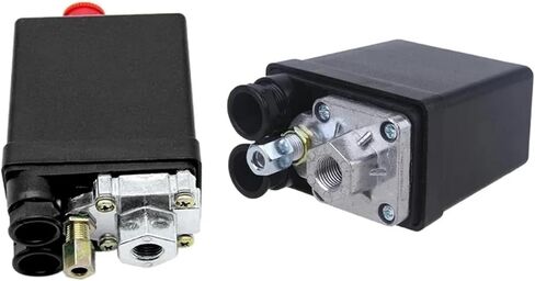 220 فولت ضاغط الهواء الثقيل صمام التحكم في صمام الرحلة التلقائية 90-120PSI 1/4 منفذ لآلة الضغط الصغيرة (1) in Saudi Arabia