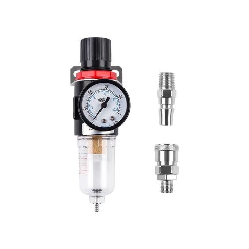 AFR-2000 Pneumatic Regulator Kit, Oil-Separator with Pressure Gauge, Includes Quick Connectors PM20+SM20, Complete in Saudi Arabia