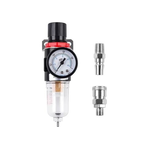 AFR-2000 Pneumatic Regulator Kit, Oil-Separator with Pressure Gauge, Includes Quick Connectors PM20+SM20, Complete in Saudi Arabia