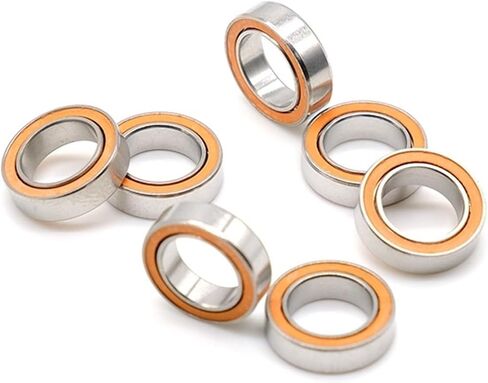 2PCS ABEC-7 SMR117 2RS 7X11X3MM محامل هجينة الفولاذ المقاوم للصدأ SMR117 RS CB بكرة الصيد و RC محمل سيراميك صغير in Saudi Arabia