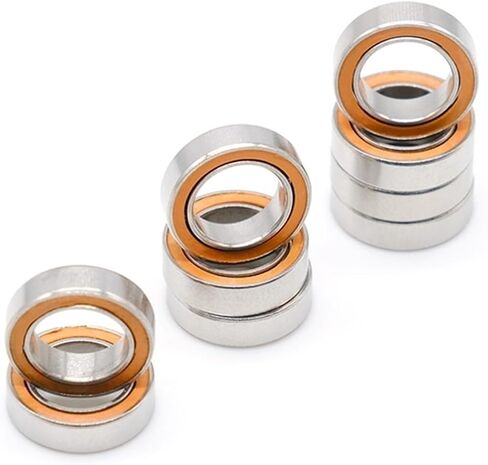2PCS ABEC-7 SMR117 2RS 7X11X3MM محامل هجينة الفولاذ المقاوم للصدأ SMR117 RS CB بكرة الصيد و RC محمل سيراميك صغير in Saudi Arabia