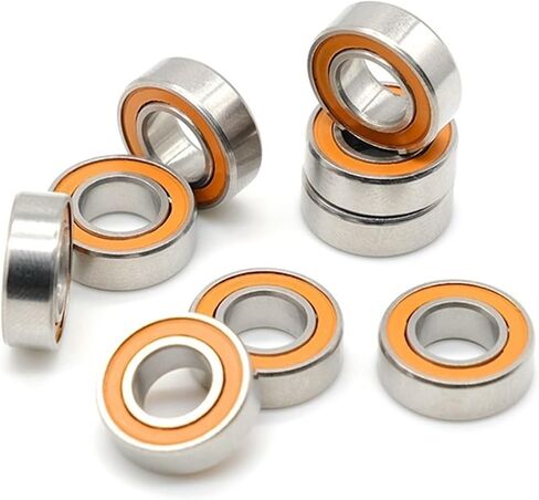 2PCS ABEC-7 SMR117 2RS 7X11X3MM محامل هجينة الفولاذ المقاوم للصدأ SMR117 RS CB بكرة الصيد و RC محمل سيراميك صغير in Saudi Arabia