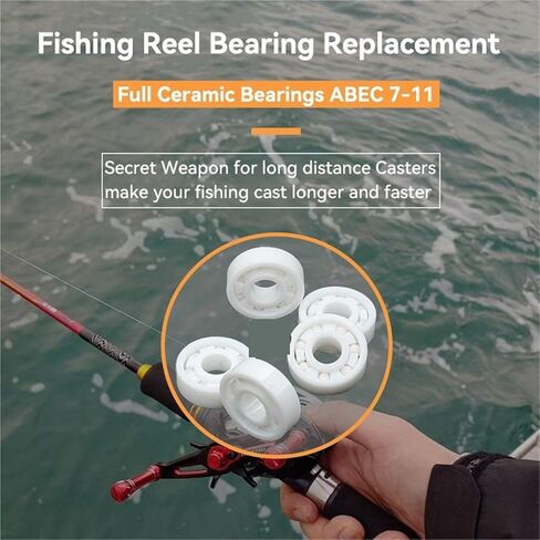 1Pcs 623 3x10x4 mm Full Ceramic Bearing ABEC-9 Fishing Reel Bearing ZrO2 Material 623CE All Zirconia Ceramic Ball Bearings(1P MR74 CE 4X7X2.5) in Saudi Arabia