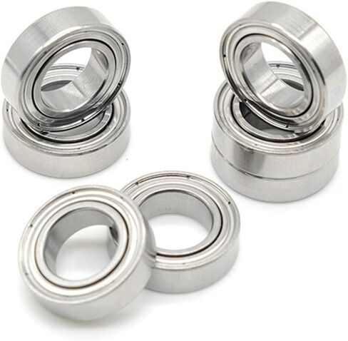 10pcs MR125ZZ MR125 L-1250ZZ Deep Groove Ball Bearing 5x12x4 mm Miniature Bearing Motor Bearing in Saudi Arabia