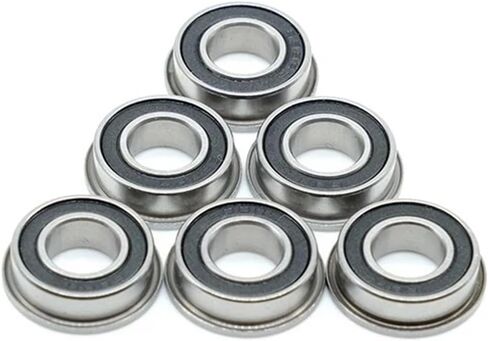 4pcs F6003 F6003RS Bearing F6003-2RS 20x35x11 mm ABC-7 Flange Ball Bearings F6003-RS Garden Cart Wheel Bearing in Saudi Arabia
