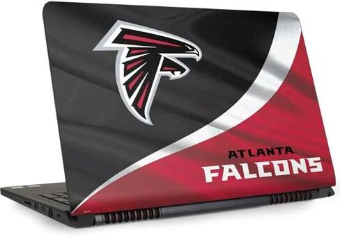 Skinit Decal Laptop Skin Compatible with Inspiron 15 & 1545 - Officially Licensed NFL Atlanta Falcons Design in Saudi Arabia