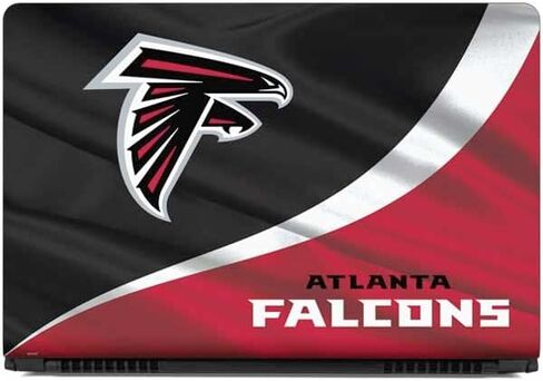 Skinit Decal Laptop Skin Compatible with Inspiron 15 & 1545 - Officially Licensed NFL Atlanta Falcons Design in Saudi Arabia