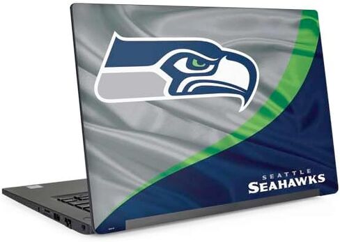Skinit Decal Laptop Skin Compatible with Latitude E5440 - Officially Licensed NFL Seattle Seahawks Design in Saudi Arabia