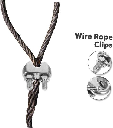 ABOOFAN Versatile Wire Rope Clamp Reliable Steel Cable Clamps for Cables Rope Clips Installation in Saudi Arabia