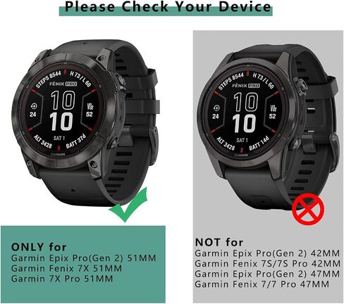 [1+4 Pack] متوافق مع Garmin Fenix ​​7x / Fenix ​​7X Pro / Garmin Epix Pro (Gen 2) 51mm واقي الشاشة والحالة ، فيلم واقٍ من الزجاج المقسى وغطاء الوجه الناعم TPU in Saudi Arabia