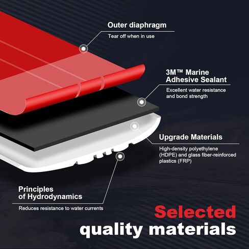 Keel Guard for Fiberglass Boat: Easy to Install and Securely Adhered,Corrosion Resistance, Fibreglass and Aluminium Marine Self-Adhesive Keel Protectors to Withstand Rocks. in Saudi Arabia