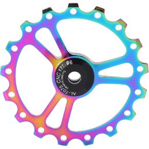 Ritoeasysports بكرة Derailleur الخلفية ، 17T سيراميك الخلفي Derailleur دليل العجلات الألومنيوم للدراجة الدراجة الدراجة الجبلية دراجة قابلة للطي دراجة للدراجة الجبلية in Kuwait