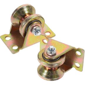 Cabilock 2pcs Heavy Duty Silent Pulley Wheels Type Track Wheel for DIY Projects Suitable for Ceiling and Wall Mounting in Kuwait
