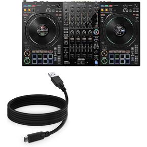 كابل Boxwave متوافق مع Pioneer DJ DDJ -FLX10 - DirectSync - USB 3.0 A إلى USB 3.1 Type C ، USB C Charge and Sync Cable - 6ft - Black in Kuwait