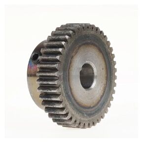 Pinion Hardware for Mechanical Rotation 2pcs Boss-20mm Spur Gear Rack Pinion 40-Teeth M1 Bore Dia 6/6.35/7/8/10/12/12.7/14/15/16/17/19/20mm Straight Teeth Positive(15mm) in Kuwait