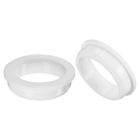 2-Pack 2-1/2 Inch Drill Hole, 2 Inch ID Silicone Rubber Grommets for Wiring, Wire Cable, Hole Plugs, Automotive, Firewall, Desk, Water Pipe, Hydroponic [White] in Kuwait
