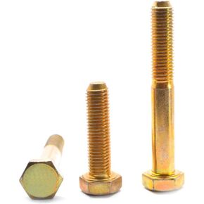 7/16 "-20 × 3 1/2" براغي سداسية ، الصف الثامن ، وإنهاء الخبز المصنوع من الزنك الأصفر ، والخيوط الراقية ، الخيوط جزئيًا ، مصنوعة في الولايات المتحدة الأمريكية ، 5 حزمة in Kuwait