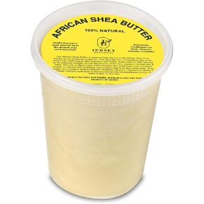 African Shea Butter Ivory Raw - 100% Pure - Unrefined Soft Creamy. For Dry and Cracked Skin. DIY Body Butter, Hair, and Face Treatment. Great for Lotion, Soap, Eczema & Stretch Mark Creams. (8 oz.) in Saudi Arabia