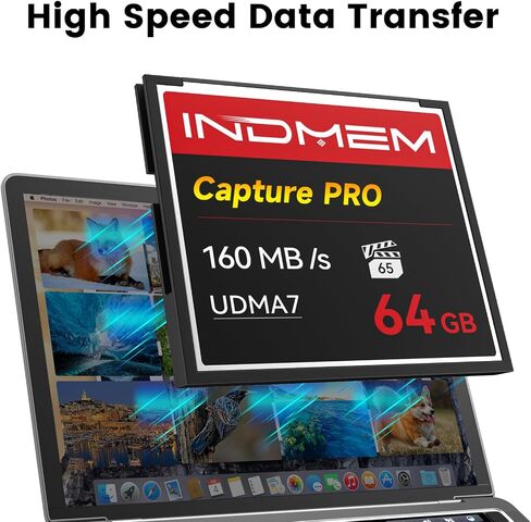 CF Card 128GB Memory Card High Speed UDMA Up to 160MB/s Camera Cards Designed for Photographers & Videographers,Support High-Speed Continuous Shooting or 4K Video Recording in Saudi Arabia