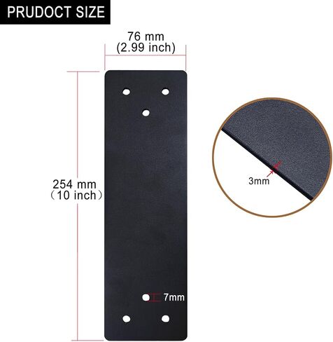 4pcs 3x10 صفيحة إصلاح مسطحة فولاذية مستقيمة مع أقواس holesining ، وربط الأقواس ، أنا حزام. صفيحة معدنية مع ثقوب ، صفيحة مسطحة مستقيمة لتأطير الجمالون. in Saudi Arabia