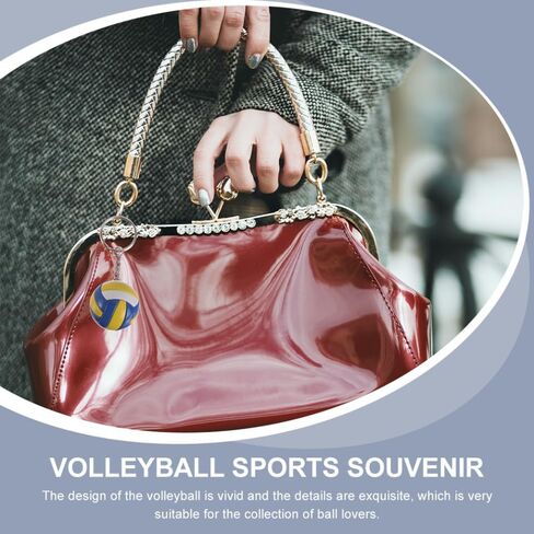 BESPORTBLE 15 pcs volleyball keychain mother birthday teen girl auto car accessories 3d keychain volleyball Sports Key Ring Volleyball Fan Key Chain chic key chain small in Saudi Arabia