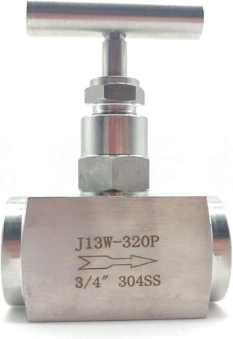 1/4 3/8 1/2inch من الفولاذ المقاوم للصدأ ارتفاع الضغط 304 إيقاف تشغيل الإبرة الصمام J13-320P 1PCS (1 ") in Saudi Arabia
