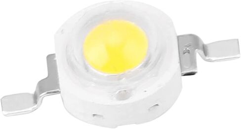 Sonew High Power LED Beads Light Emitting Diode Chips, 1W, 100 Pack, SMD Design, DIY Lighting Fixtures, White and Warm White Light, LongLasting Performance (Pure White 6000K) in Saudi Arabia