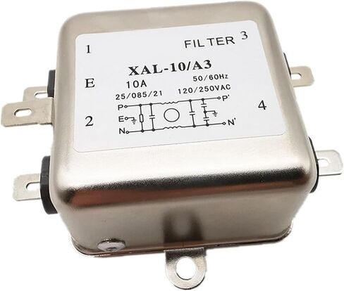 مرشح الطاقة 220V 20A 10A مرشح مضاد للمؤتمرات XAL-20-A3 AC/DC (XAL-10-A3) in Saudi Arabia